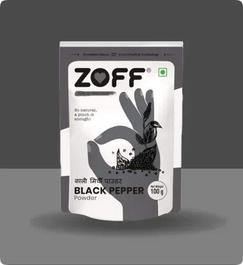 Zoff Foods Black pepper Powder - 100gm  image 2