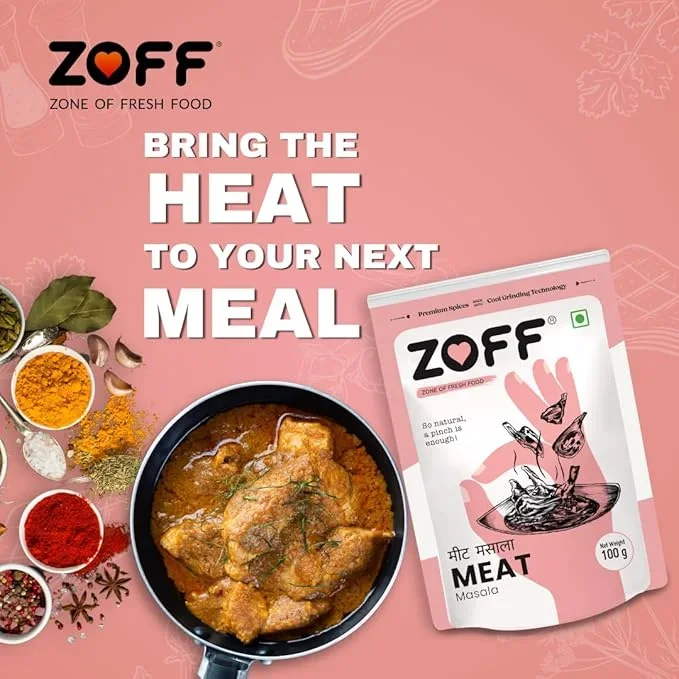  Zoff Meat Masala - Spice Blend for Rich & Flavorful Meat Dishes - Zip Lock Pouch – 100g image 4