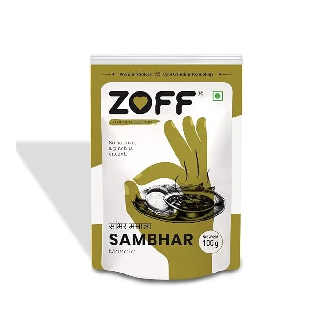 Zoff Sambhar Masala Powder 100g – Authentic Indian Spice Mix