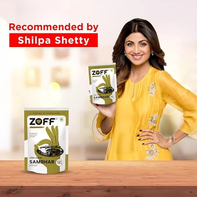 Zoff Sambhar Masala Powder 100g – Authentic Indian Spice Mix image 2