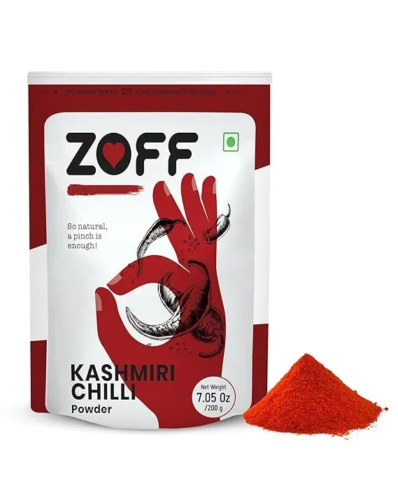 Zoff Kashmiri lal mirch powder 100g Flavorful Experience in Every Dish   