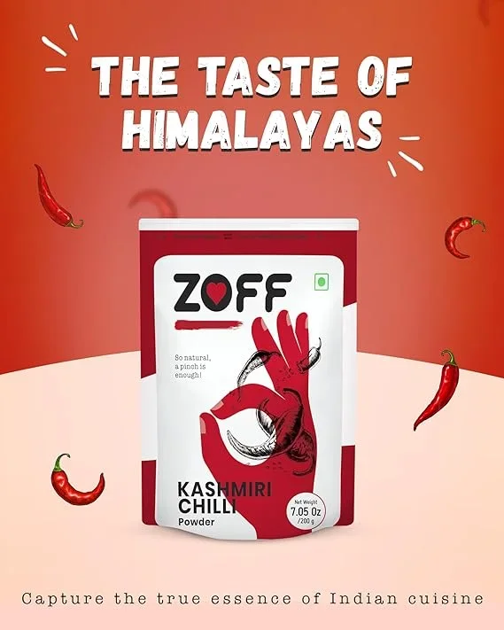 Zoff Kashmiri lal mirch powder 100g Flavorful Experience in Every Dish    image 3