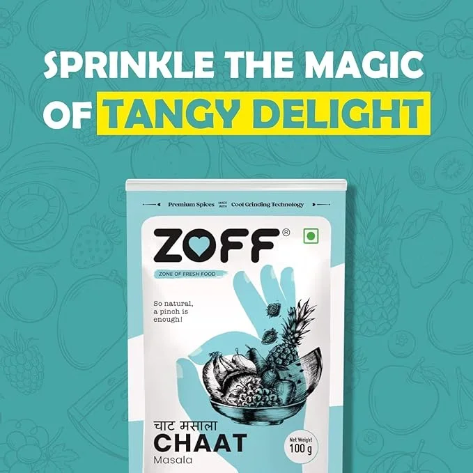  Zoff Chaat Masala | Premium Zip Lock Pouch | Net weight 100g image 5