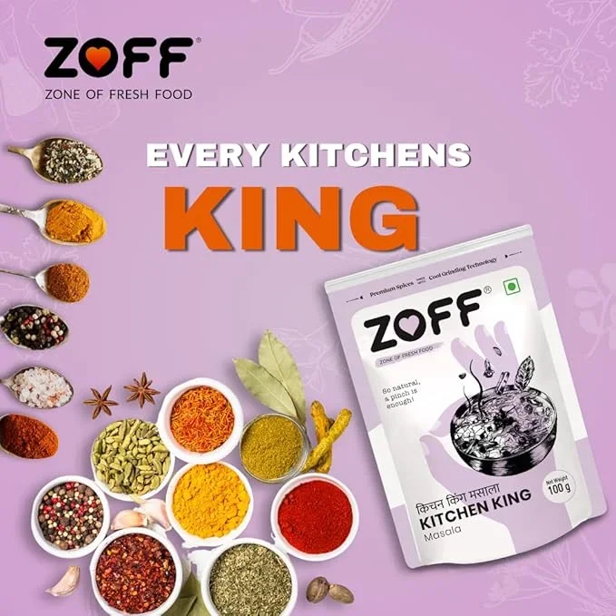 Zoff Kitchen King Masala 100g – Premium Aromatic Spice Blend image 5